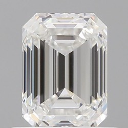 Diament szlif szmaragdowy, 0.7ct, VVS2, F, GIA 7538114381