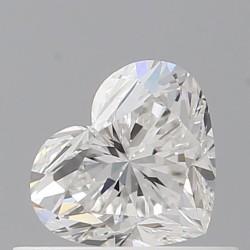 Diament serce, 0.5ct, VS1, F, GIA 6535497467