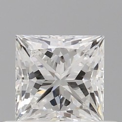 Diament szlif princess, 0.51ct, VS2, F, GIA 7526300188
