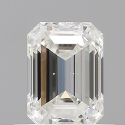 Diament szlif szmaragdowy, 0.5ct, VS2, G, GIA 6531250907