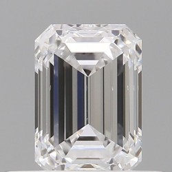 Diament szlif szmaragdowy, 0.51ct, VS2, D, GIA 2526012655