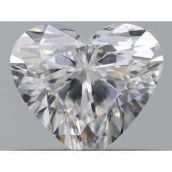 Diament serce, 0.38ct, VVS2, D, GIA 6511844062