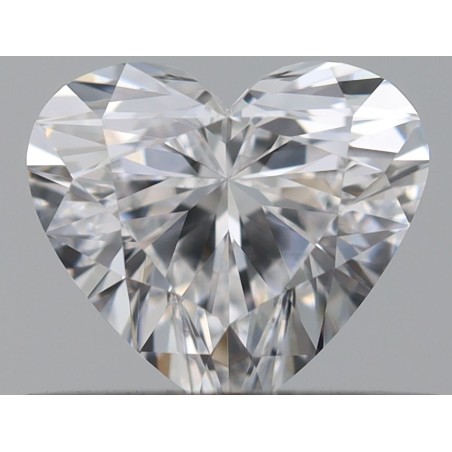 Diament serce, 0.38ct, VVS2, D, GIA 6511844062