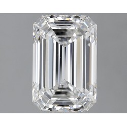 Diament szlif szmaragdowy, 2ct, VS2, F, GIA 3495042624