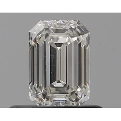 Diament szlif szmaragdowy, 0.5ct, VVS2, H, GIA 2538207826