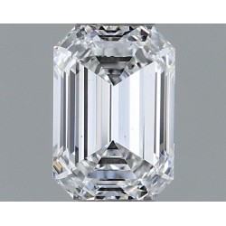 Diament szlif szmaragdowy, 0.5ct, VS1, E, GIA 7536810429