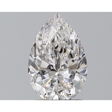 Diament szlif gruszkowy, 1.5ct, SI2, D, GIA 2446553787