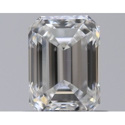 Diament szlif szmaragdowy, 0.7ct, VVS2, F, GIA 7521755923