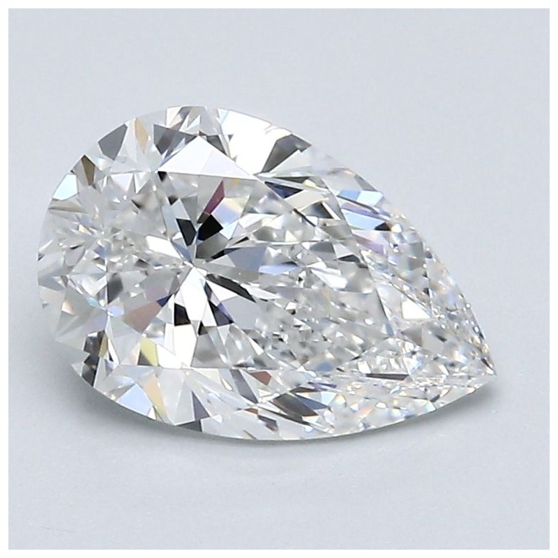 Diament szlif gruszkowy, 1.71ct, VVS1, E, GIA 1473131179