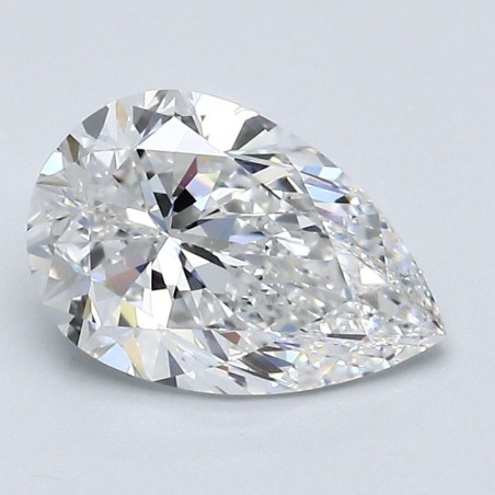 Diament szlif gruszkowy, 1.71ct, VVS1, E, GIA 1473131179