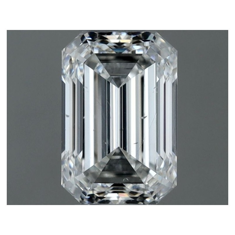 Diament szlif szmaragdowy, 0.5ct, SI1, H, GIA 1533810112
