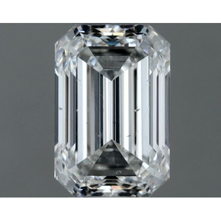 Diament szlif szmaragdowy, 0.5ct, SI1, H, GIA 1533810112