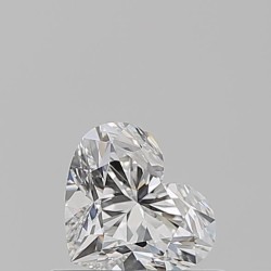 Diament serce, 0.5ct, VS1, F, GIA 1525280624
