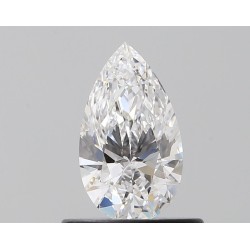 Diament szlif gruszkowy, 0.5ct, VVS2, D, GIA 7536111257