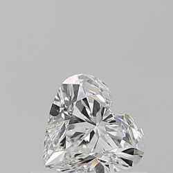 Diament serce, 0.5ct, VVS1, F, GIA 6522340090