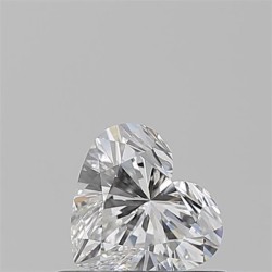 Diament serce, 0.5ct, VS2, E, GIA 6522332410