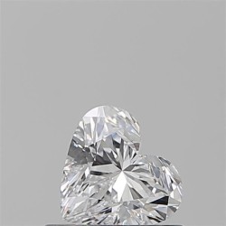 Diament serce, 0.5ct, VS2, D, GIA 7522284184
