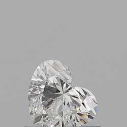 Diament serce, 0.5ct, VVS2, F, GIA 2527266629