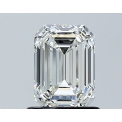 Diament szlif szmaragdowy, 1.07ct, VS1, H, GIA 5232751235