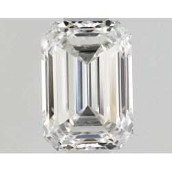Diament szlif szmaragdowy, 0.71ct, VVS1, F, GIA 5536809378