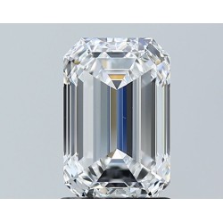 Diament szlif szmaragdowy, 1.8ct, VVS2, D, GIA 6531805118