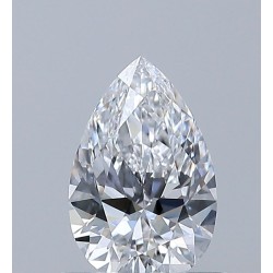 Diament szlif gruszkowy, 0.6ct, VS1, D, GIA 6532754576
