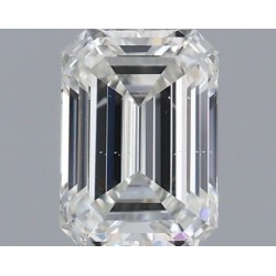 Diament szlif szmaragdowy, 0.4ct, SI1, H, GIA 2538518847