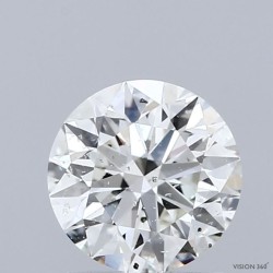 Diament szlif okrągły, 1.5ct, SI2, I, HRD 250000190919