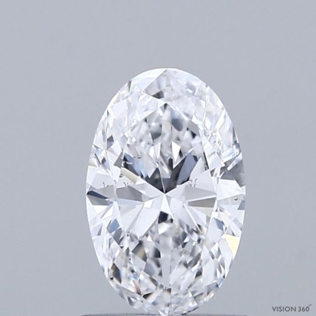 Diament szlif owalny, 1.01ct, SI2, D, GIA 2536737858