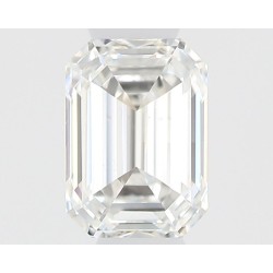Diament szlif szmaragdowy, 0.3ct, VS2, H, GIA 6532684187