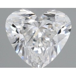 Diament serce, 0.41ct, SI2, E, GIA 7521290139