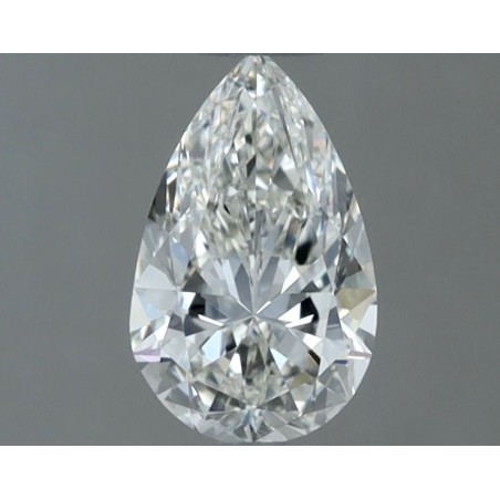 Diament szlif gruszkowy, 0.5ct, VVS2, H, GIA 6531810420