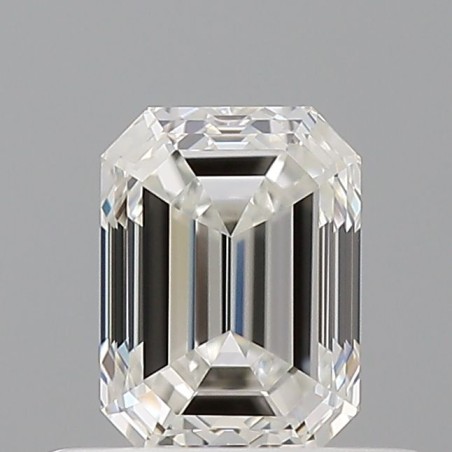 Diament szlif szmaragdowy, 0.5ct, VVS2, H, GIA 7532126235