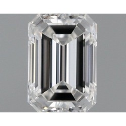 Diament szlif szmaragdowy, 0.5ct, VVS2, F, GIA 7533486665
