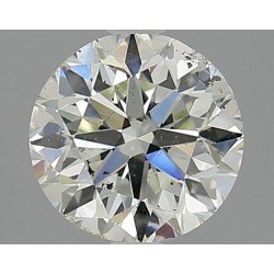 Diament szlif okrągły, 2ct, SI1, H, IGI 713558243