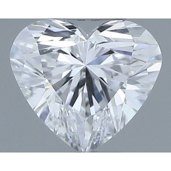 Diament serce, 0.37ct, VS2, D, GIA 7526579148