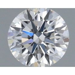 Diament szlif okrągły, 0.5ct, SI2, F, GIA 6531164262