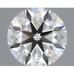 Diament szlif okrągły, 0.6ct, VS2, H, HRD 250000238667