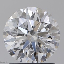 Diament szlif okrągły, 1.51ct, SI1, D, GIA 7513772206
