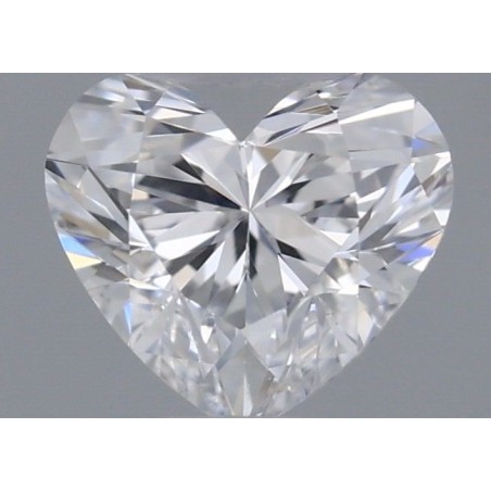 Diament serce, 0.3ct, VVS1, D, GIA 7531502265
