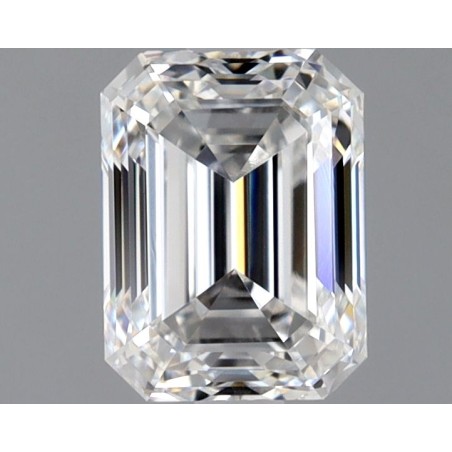 Diament szlif szmaragdowy, 1ct, VVS1, E, GIA 7536532556