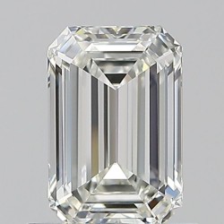 Diament szlif szmaragdowy, 0.9ct, VVS2, H, GIA 2524657507