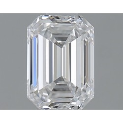 Diament szlif szmaragdowy, 0.5ct, VVS2, D, GIA 6531836261