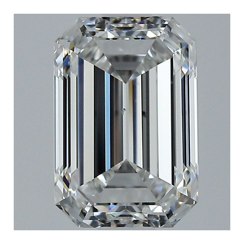 Diament szlif szmaragdowy, 1.7ct, VS2, F, GIA 7513080903