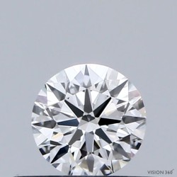 Diament szlif okrągły, 0.33ct, VVS1, H, GIA 6522916289