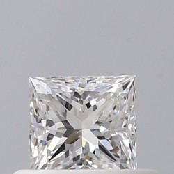 Diament szlif princess, 0.4ct, VS2, D, GIA 6515230816