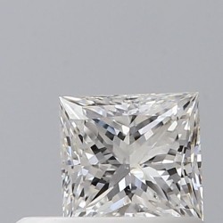 Diament szlif princess, 0.42ct, SI1, F, GIA 7506116883