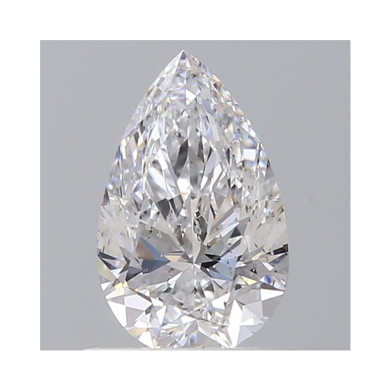 Diament szlif gruszkowy, 0.6ct, SI2, D, GIA 6535027808