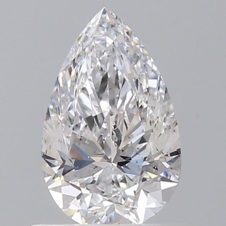Diament szlif gruszkowy, 0.6ct, SI2, D, GIA 6535027808