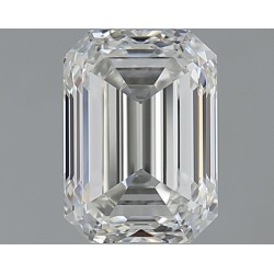 Diament szlif szmaragdowy, 1ct, VVS2, H, IGI 725504601